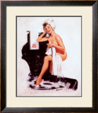 Buy Pin-Up Girl with Towel at AllPosters.com