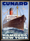 Buy Cunard Line, Hamburg to New York at AllPosters.com