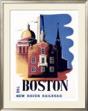 Buy Boston, Massachusetts, New Haven Railroad at AllPosters.com