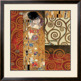 Deco Collage Detail (from The Kiss)