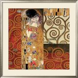 Deco Collage Detail (from The Kiss)