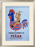 Buy France comes to Texas, 1957 at AllPosters.com