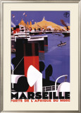 Marseilles, Porte de l'Afrique du Nord Framed Art Print