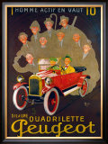 Buy Quadreilette Peugeot at AllPosters.com