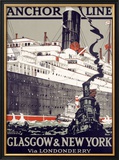 Buy Anchor Line, Glasgow to New York at AllPosters.com