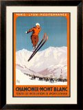 Chamonix, Mont Blanc Framed Art Print