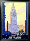 Buy Union Terminal Cleveland, New York Central at AllPosters.com