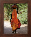 Woman Carrying a Jar, India