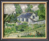 Houses at Auvers, c.1890 Framed Art Print