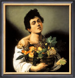 Boy with a Basket of Fruit