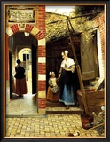 Buy Dutch Courtyard of a House in Delft at AllPosters.com
