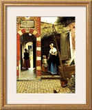 Buy Dutch Courtyard of a House in Delft at AllPosters.com