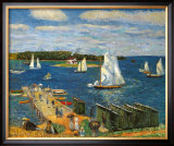 Mahone Bay, 1911 Framed Art Print