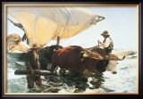 Retour de la Peche, Halage de la Barque