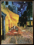 Buy The Caf&eacute; Terrace on the Place du Forum, Arles, at Night, c.1888 at AllPosters.com