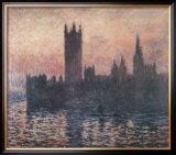 The Houses of Parliament, Sunset, 1903