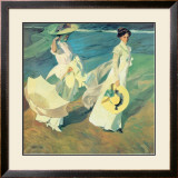 Women Walking on the Beach