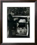 Les Chien du Marquis de Cuevas, Bois de Boulogne Framed Art Print