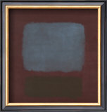 No. 37 / No. 19 (Slate Blue and Brown on Plum), 1958