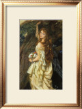 Ophelia and He Will Not Come Again, 1863-64 Framed Art Print