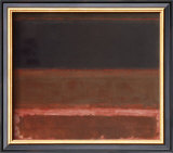 Four Darks in Red, 1958 Framed Art Print