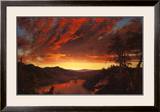 Twilight in the Wilderness, c.1860 Framed Art Print