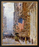 Flags on the Waldorf Framed Art Print