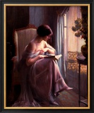 Young Woman Reading by a Window