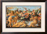 Angels with Garland of Flowers