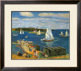Mahone Bay, 1911 Framed Art Print