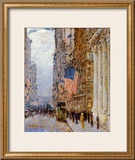Flags on the Waldorf Framed Art Print