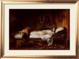 The Death of Cleopatra Framed Art Print