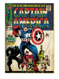 Buy Marvel Comics Retro: Captain America Comic Book Cover #100, with Black Panther, Thor, Namor (aged) at AllPosters.com