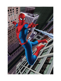 Spider-Man Swinging In the City