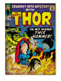 Marvel Comics Retro: The Mighty Thor Comic Book Cover #120, Journey into Mystery (aged)