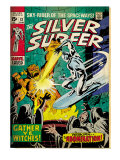 Buy Marvel Comics Retro: Silver Surfer Comic Book Cover #12, Fighting the Abomination (aged) at AllPosters.com