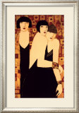 Buy Three Women in Crimson Gold Mosaic at AllPosters.com