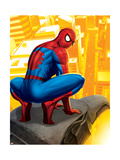 Spider-Man In the City, Crawling on Gargoyle
