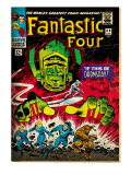 Marvel Comics Retro: Fantastic Four Family Comic Book Cover #49, If This Be Doomsday! (aged)