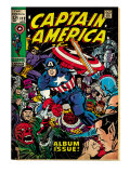 Buy Marvel Comics Retro: Captain America Comic Book Cover #112, Album Issue! (aged) at AllPosters.com