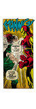 Marvel Comics Retro: The Invincible Iron Man Comic Panel, Fighting (aged)