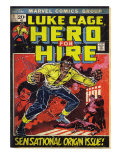 Buy Marvel Comics Retro: Luke Cage, Hero for Hire Comic Book Cover #1, Origin (aged) at AllPosters.com