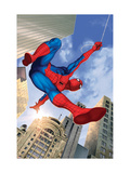 Spider-Man Swinging In the City