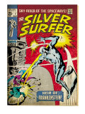 Buy Marvel Comics Retro: Silver Surfer Comic Book Cover #7 (aged) at AllPosters.com