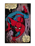 Marvel Comics Retro: The Amazing Spider-Man Comic Panel, Crawling (aged)