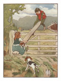 Illustration From Jack And Jill Of Children Of Seesaw