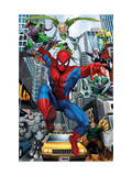Spider-Man, Doctor Octopus, Green Goblin, Vulture, Black Cat, Electro, Lizard, Rhino and Sandman