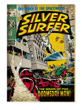Marvel Comics Retro: Silver Surfer Comic Book Cover #13 (aged)