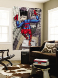 Spider-Man Above the City, Crawling on Web