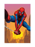 Spider-Man Swinging In the City
